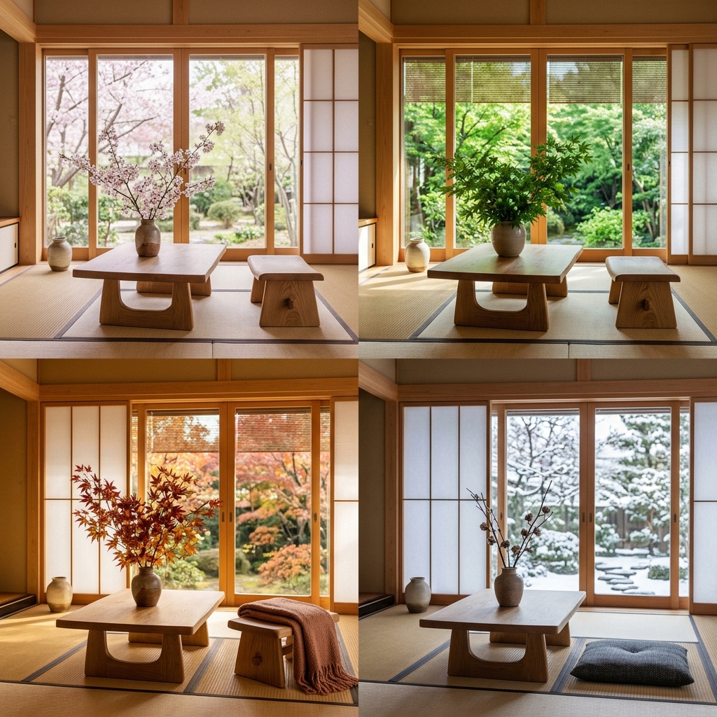 La Casa che Cambia con le Stagioni: Il Ritmo Naturale del Design Giapponese