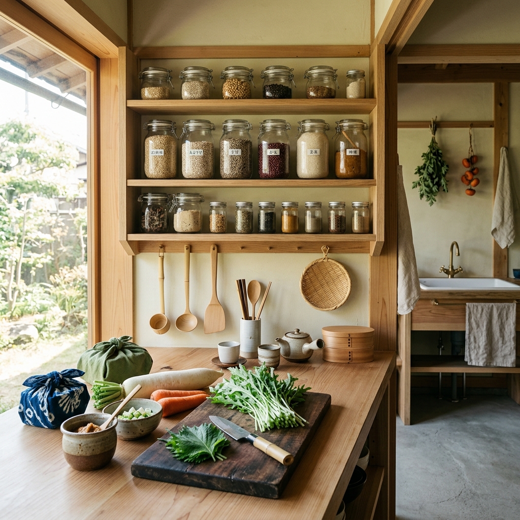 Cucina Zero Waste e Zen: Come il Mottainai Giapponese Trasforma lo Spazio più Vissuto