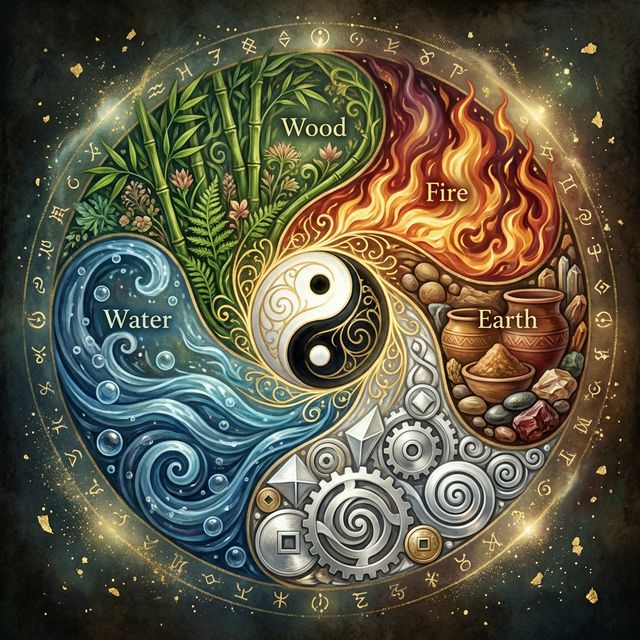 I Cinque Elementi del Feng Shui