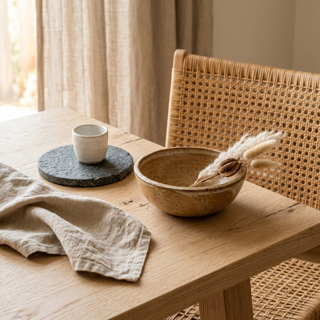 Guida ai Materiali Naturali per l'Arredamento: Legno, Lino, Pietra e Rattan